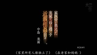 ROE-491 在所有人都已离家的童年故居里，我每天与母亲发生乱伦关系。中島美南