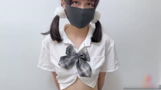 【萝莉羞羞兔】黑丝网袜JK少女玩具挑弄狂舔嫩穴巨根插入内射