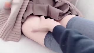 粉色情人可爱白丝袜