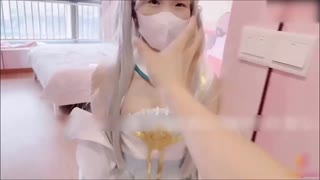 最新天花板萝莉女友粉色情人】Cos王者荣耀西施尾随深喉到顶了圆月弯屌狂轰白虎蜜鲍极射