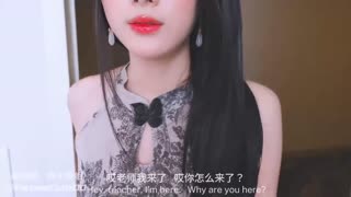 【淫乱足交】高潮骑射班主任，误打自慰电话给老师登门道歉反被强上